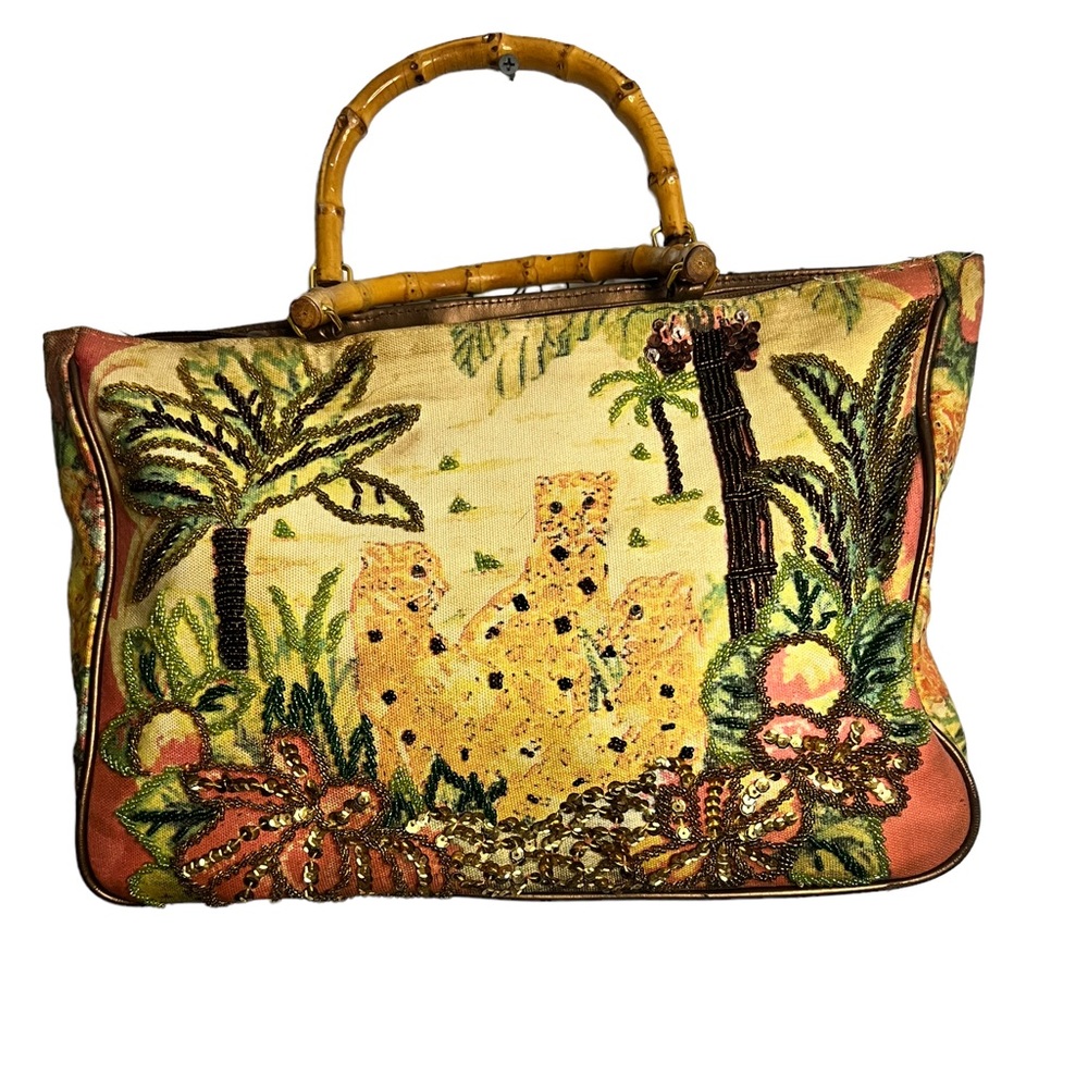 Vintage PREZZO Beaded Animal purse